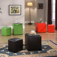 Fashion Storage with Small Ottoman Fashion Storage with Small Ottoman
