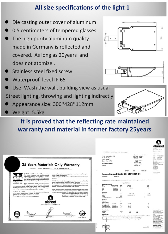 LID fixed type street lamp
 Light Intensity Discharge Lamp