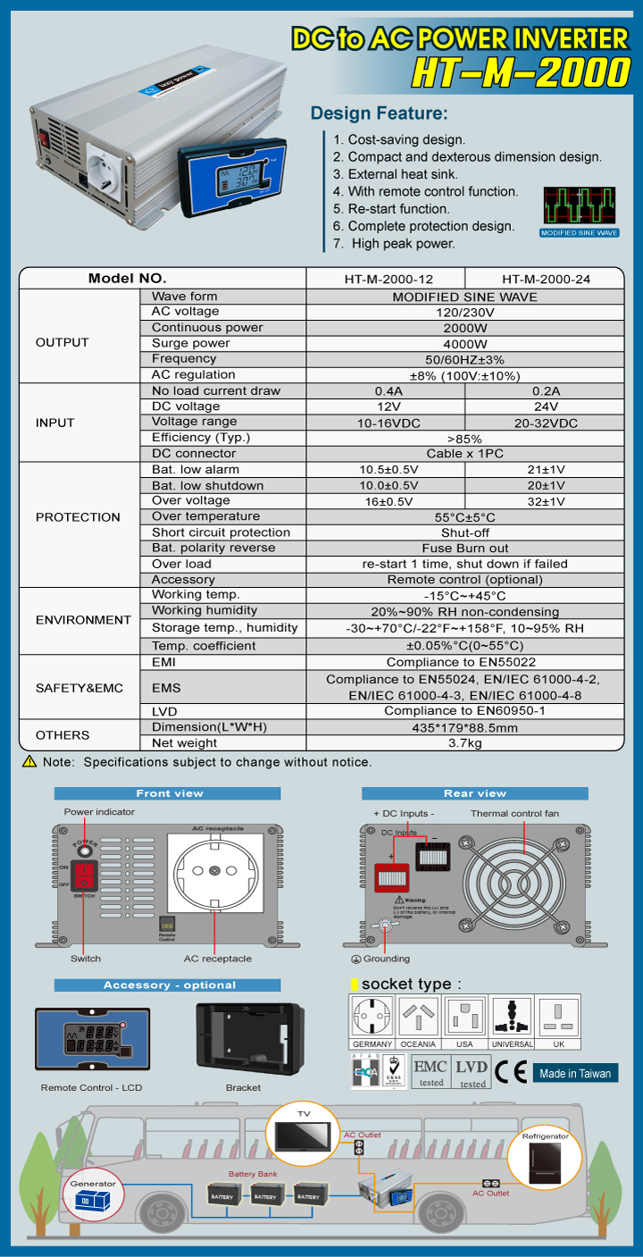 DC to AC Power Inverter