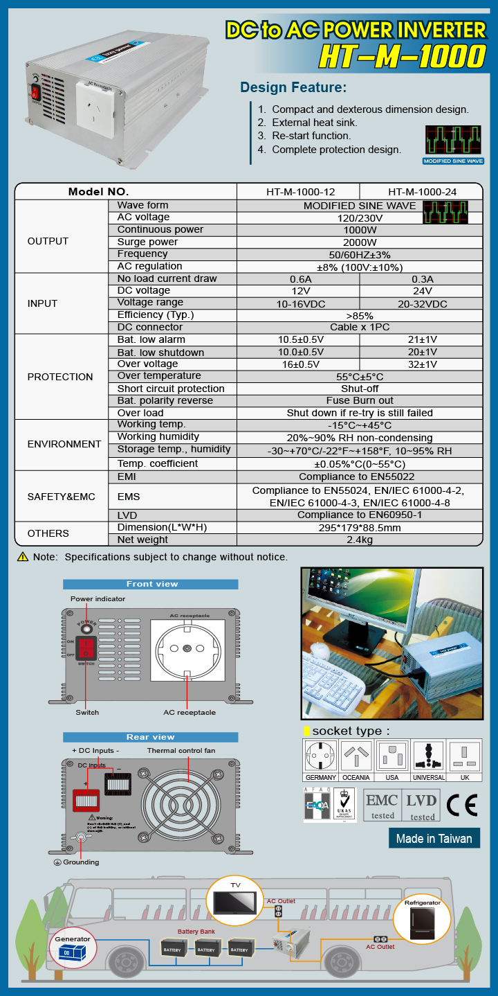 DC to AC Power Inverter