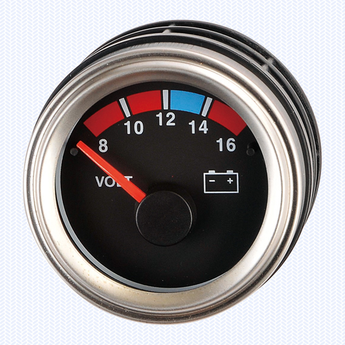 Luxury Silver - Voltmeter 52ψ Luxury Silver - Voltmeter 52ψ