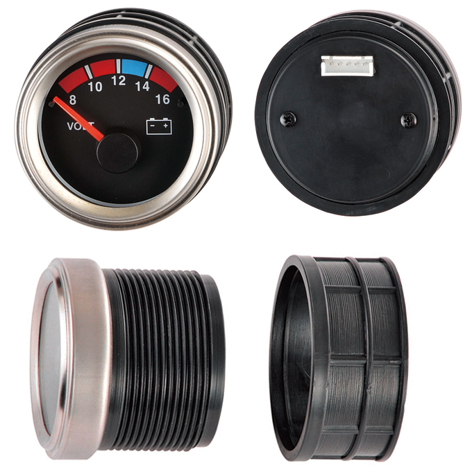 Luxury Silver - Voltmeter 52ψ Luxury Silver - Voltmeter 52ψ