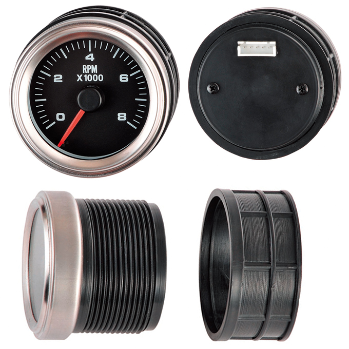 Luxury Silver - Gasoline Tachometer 52ψ Luxury Silver - Gasoline Tachometer 52ψ
