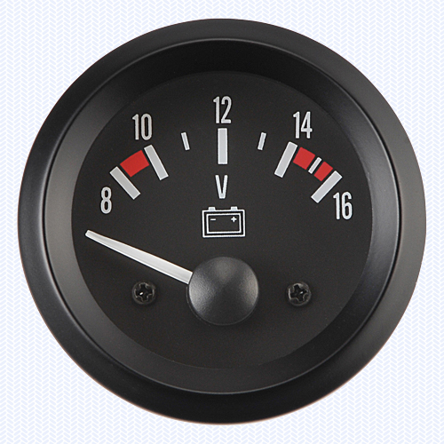 Vintage - Voltmeter /  Water Temperature Meter / Oil Pressure Meter / Fuel Level Meter