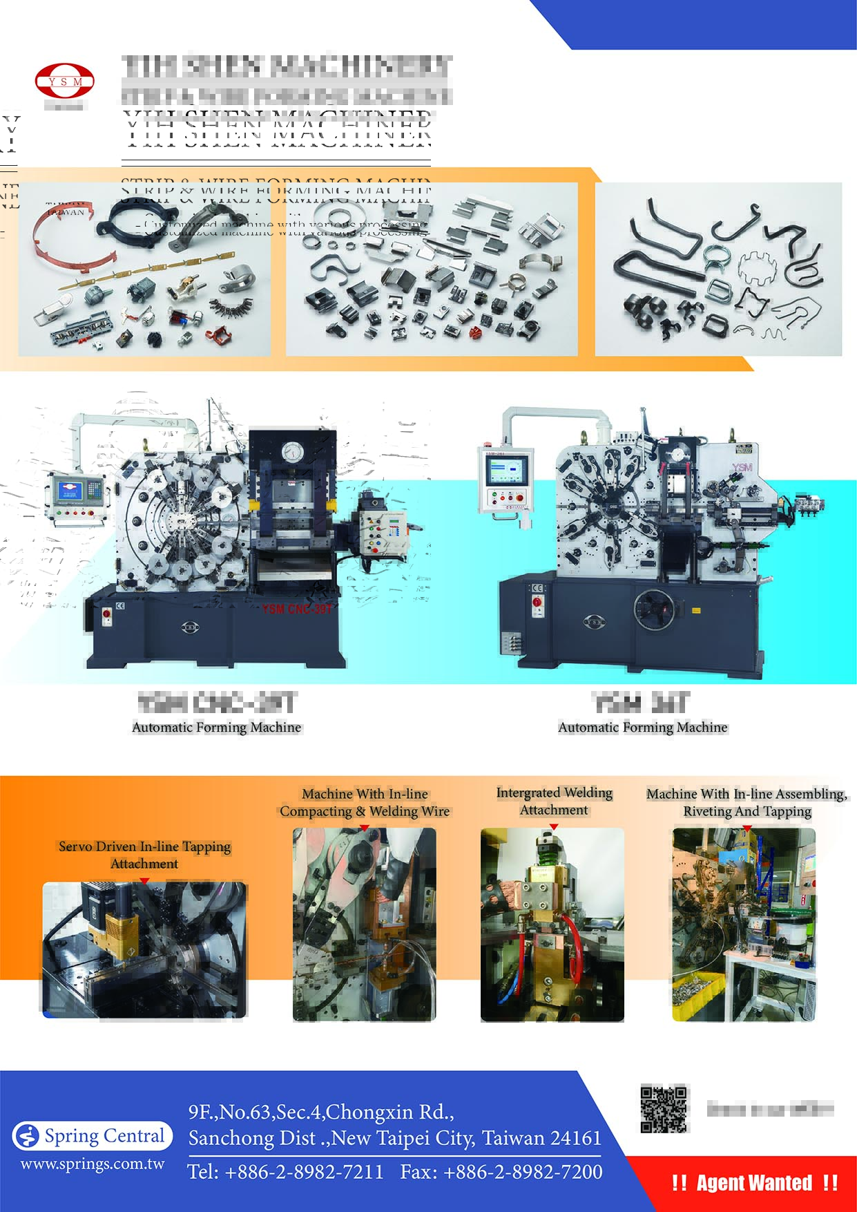 Strip & Wire Forming Machine
