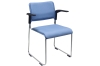 Plastic Stacking Chair With Armrest
