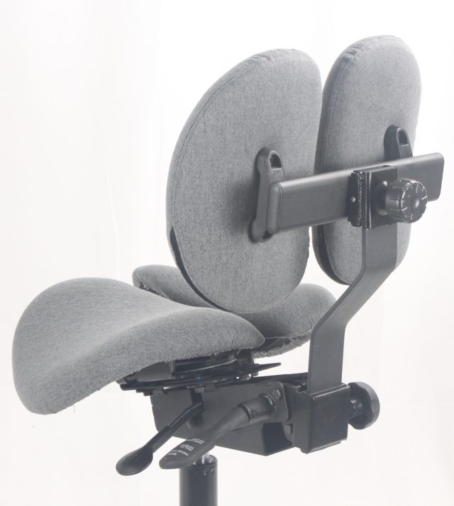 Twin Saddle Chair With Adjustable Backrest