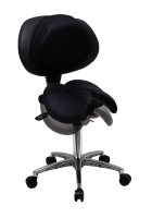 Twin Saddle Chair With Adjustable Backrest