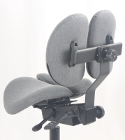 Twin Saddle Chair With Adjustable Backrest