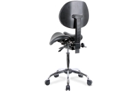 PATENT SADDLE CHAIR WITH FIX BACKREST/Aluminum base