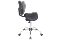PATENT ONE-PIECE SEAT SADDLE CHAIR WITH BACK PATENT ONE-PIECE SEAT SADDLE CHAIR WITH BACK