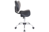 PATENT ONE-PIECE SEAT SADDLE CHAIR WITH BACK
