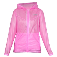 Women colorful waterproof & breathable clear jacket