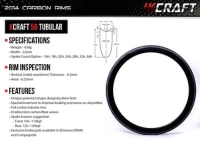KCRAFT 50 TUBULAR CARBON RIM KCRAFT 50 TUBULAR CARBON RIM