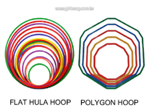 FLAT HULA HOOP / POLYGON HOOP