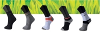 Socks with bamboo charcoal yarn
