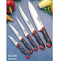 2-tone Kitchen Knife Set