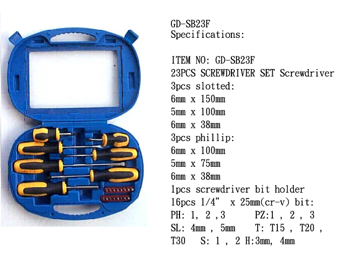 Screwdriver Sets Screwdriver Sets