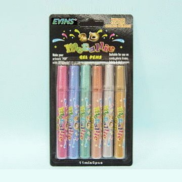 3D Metallic Gel Pens (11ml)