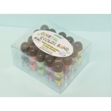 CRYSTAL COLOR SAND VIALS ( EACH 5 gm)