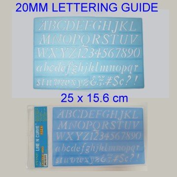20mm Lettering Guide