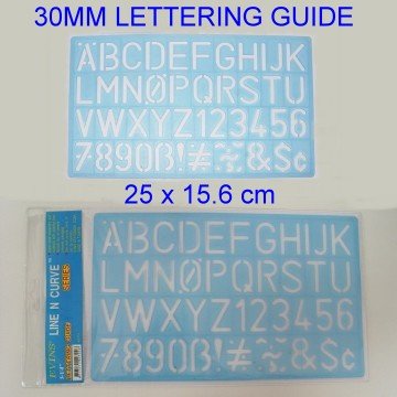 30mm Lettering Guide 30mm Lettering Guide