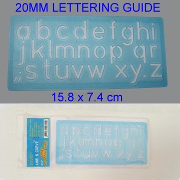 20mm Lettering Guide 20mm Lettering Guide