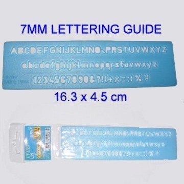 7mm Lettering Guide 7mm Lettering Guide