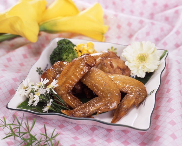 Frozen BBQ chicken wings