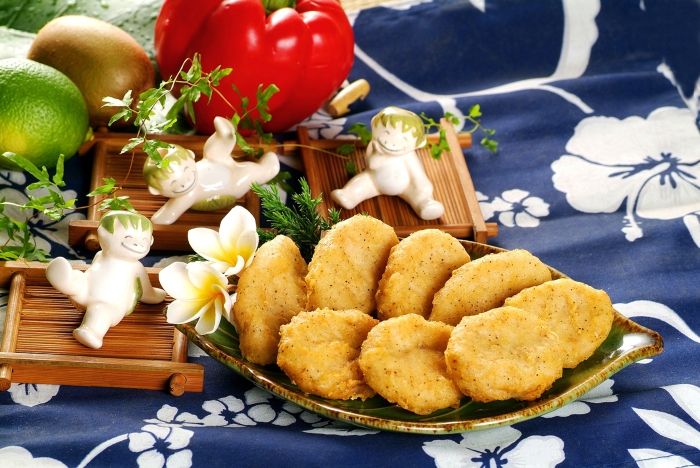 Black pepper chicken nuggets