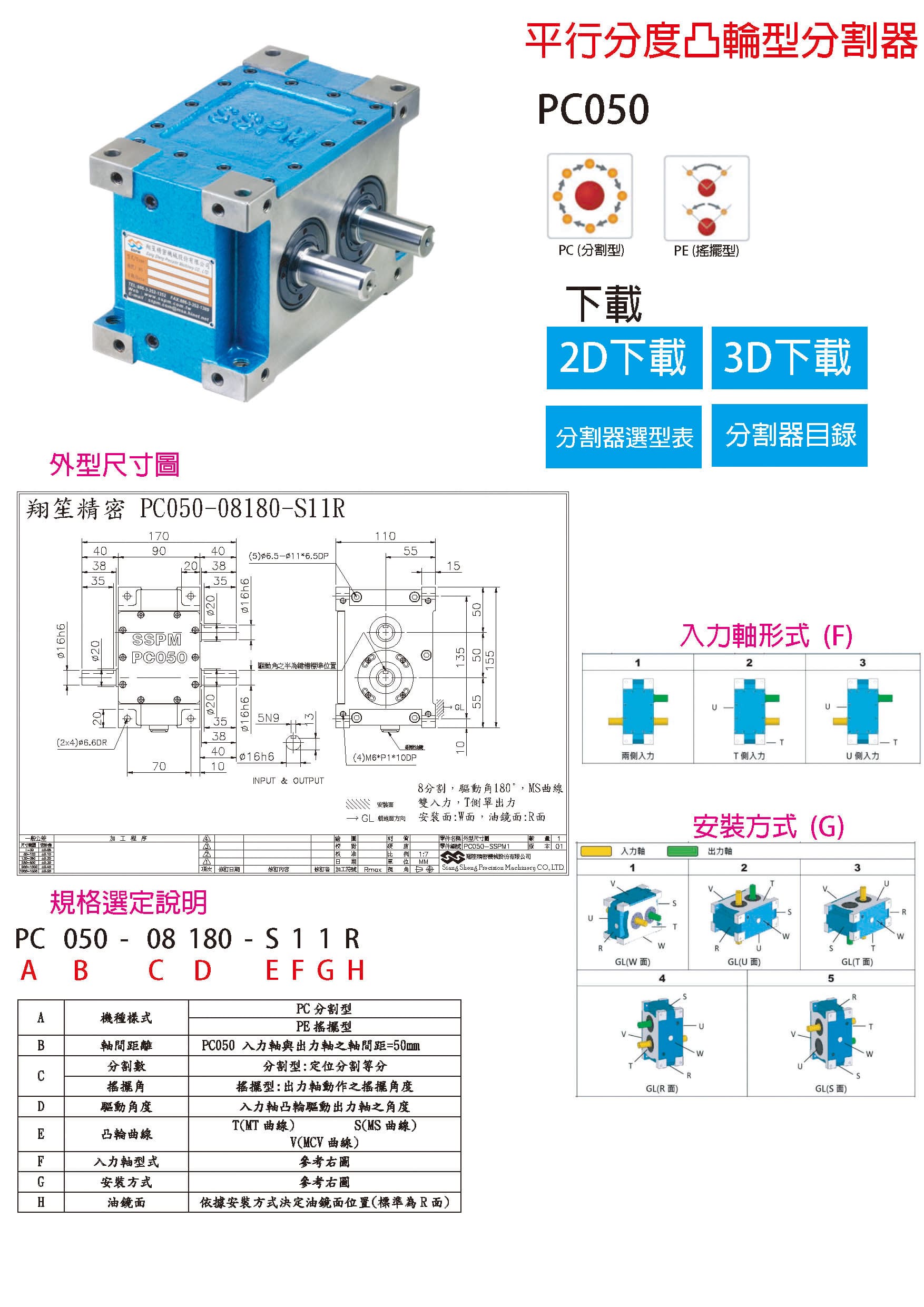 Parallel Cam Indexer