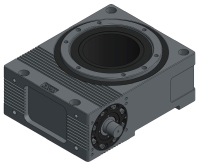 Hollow Rotary Table-Solid Shaft