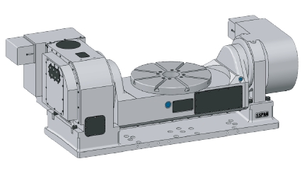 5-Axis tilting roller cam rotary table 5-Axis tilting roller cam rotary table