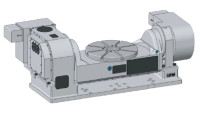 5-Axis tilting roller cam rotary table