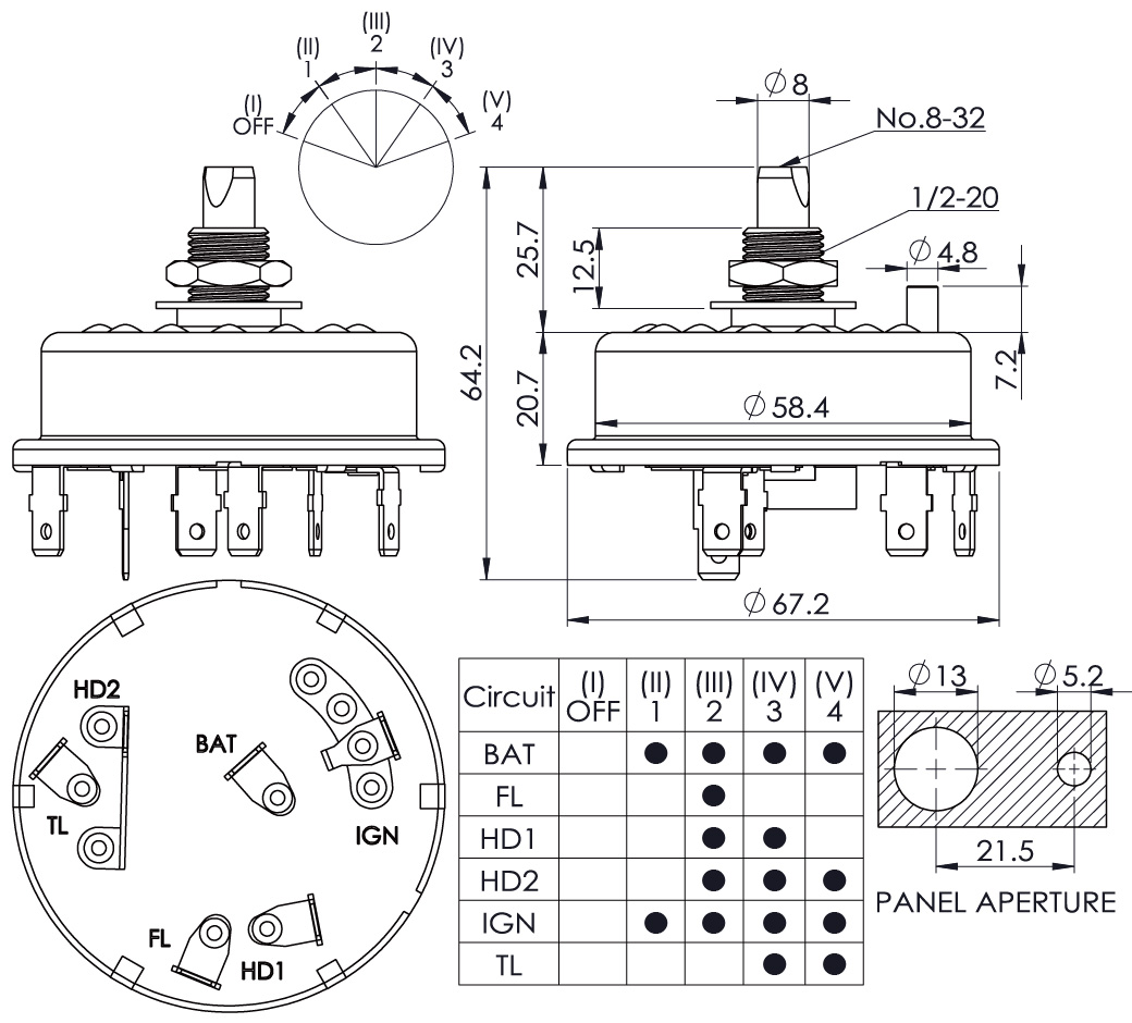 Ignition Starter Switch