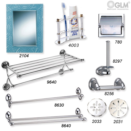 Bathroom Accessories - Double Towel Shelf #9640 Bathroom Accessories - Double Towel Shelf #9640