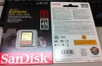 Sandisk Extreme SD 32GB class 10 45MB/s Retail