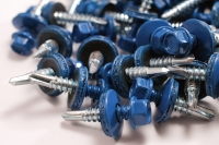 Hex Washer Roofing Screw Blue