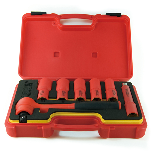 8pc ½”Dr. Insulated Socket Set