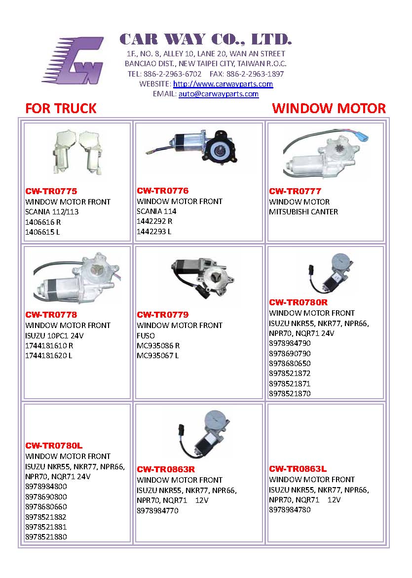 TRUCK WIPER MOTOR TRUCK WIPER MOTOR
