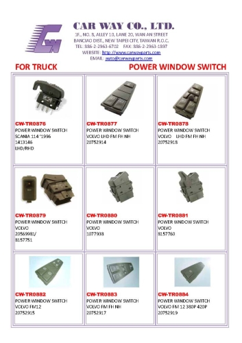 TRUCK POWER WINDOW SWITCH