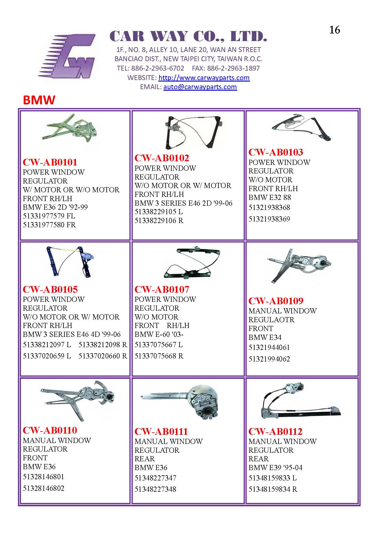 BENZ WINDOW REGULATOR BENZ WINDOW REGULATOR