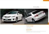 Corolla 外加4件式小包套件