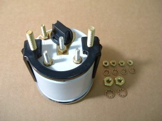 Utrema White Marine Trim Gauge 2-1/16 Utrema White Marine Trim Gauge 2-1/16
