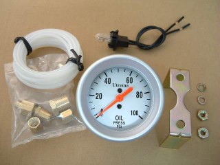 Utrema Auto Mechanical Oil Pressure Gauge 2-1/16