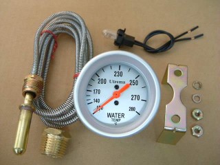 Utrema Auto Mechanical Water Temperature Gauge 2-1/16