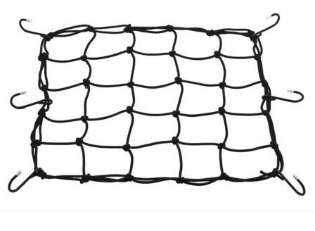 Motorcycle cargo net