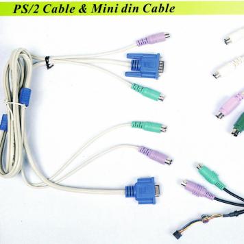 PS/2 Cable & Mini din Cable