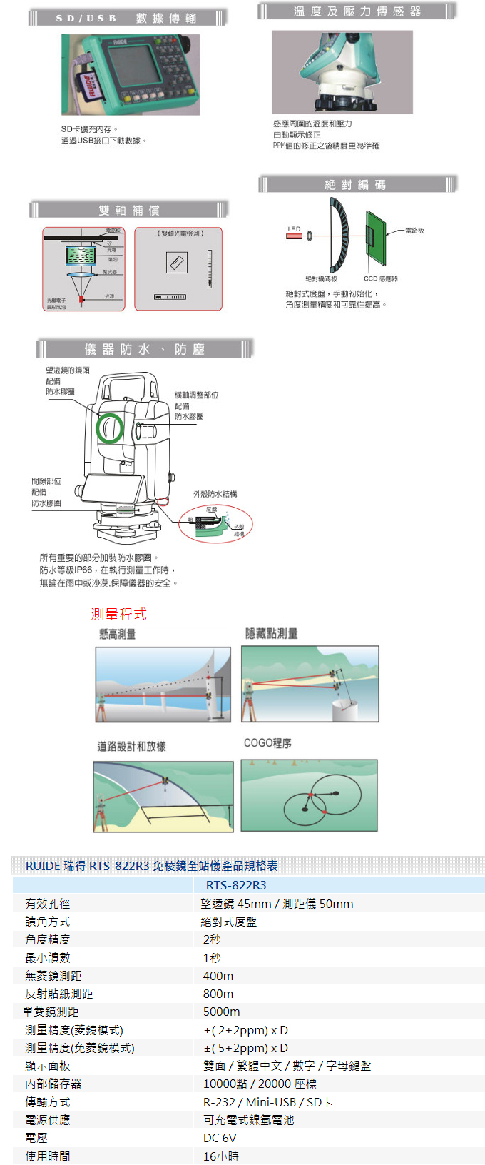 免持菱鏡全站儀