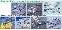 Spare Parts and Accessories
for All Kinds of All Major-Brand-Named Sewing Machines